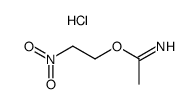 acetimidic acid 2-nitro-ethyl ester, hydrochloride Structure