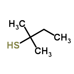 2-甲基-2-丁硫醇结构式