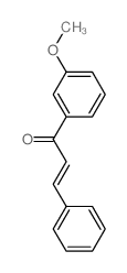 2-Propen-1-one,1-(3-methoxyphenyl)-3-phenyl-结构式