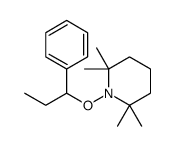 2,2,6,6-tetramethyl-1-(1-phenylpropoxy)piperidine Structure