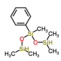 1,1,3,5,5-Pentamethyl-3-phenyltrisiloxane structure