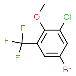 1-Bromo-3-chloro-4-methoxy-5-(trifluoromethyl)benzene picture