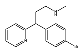 Desmethylbrompheniramine Maleate Structure