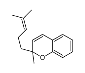 2-methyl-2-(4-methylpent-3-enyl)chromene结构式