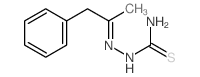 (1-phenylpropan-2-ylideneamino)thiourea Structure