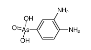 (3,4-diamino-phenyl)-arsonic acid Structure