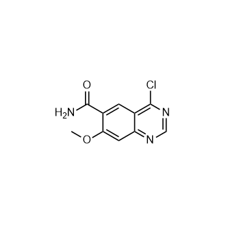 4-Chloro-7-methoxyquinazoline-6-carboxamide Structure