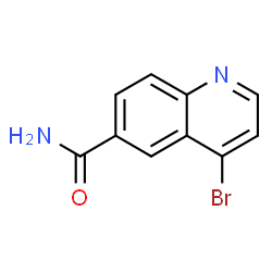 4-溴喹啉-6-酰胺结构式