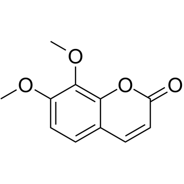 Daphnetin dimethyl ether structure