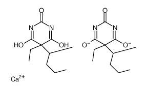 calcium,5-ethyl-4,6-dioxo-5-pentan-2-yl-1H-pyrimidin-2-olate结构式