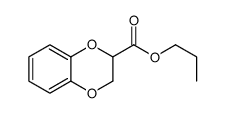 1,4-Benzodioxane-2-carboxylic acid propyl ester Structure