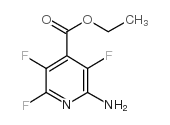 2-氨基-3,5,6-三氟-4-吡啶羧酸乙酯结构式