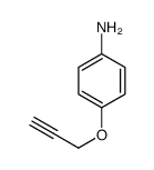 4-(2-propyn-1-yloxy)aniline(SALTDATA: HCl) Structure