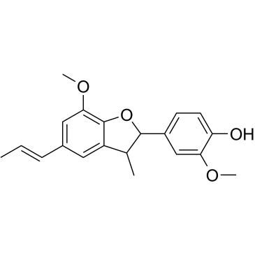 Dehydrodiisoeugenol structure