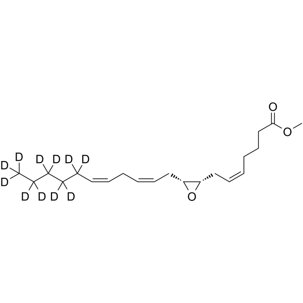 (±)8(9)-EET-d11 methyl ester结构式