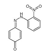 4-[(2-nitrophenyl)hydrazinylidene]cyclohexa-2,5-dien-1-one结构式