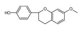 4'-hydroxy-7-methoxyflavan structure