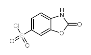 2-氧代-2,3-二氢苯并[d]恶唑-6-磺酰氯结构式