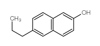 6-丙基-2-萘酚结构式