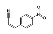 (E)-3-(4-nitrophenyl)prop-2-enenitrile结构式