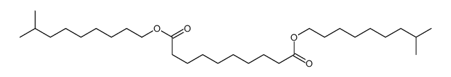 bis(8-methylnonyl) decanedioate Structure