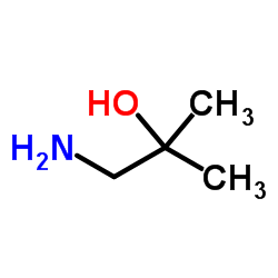 1-Amino-2-methylpropan-2-ol structure