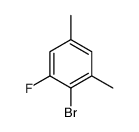 2-BROMO-3,5-DIMETHYLFLUOROBENZENE structure