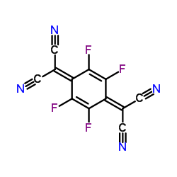2,2'-(perfluorocyclohexa-2,5-diene-1,4-diylidene)dimalononitrile structure