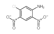 Benzenamine,5-chloro-2,4-dinitro-结构式