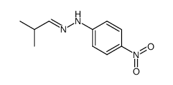 isobutyraldehyde-(4-nitro-phenylhydrazone) Structure