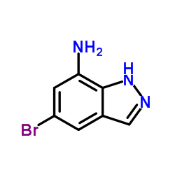 5-Bromo-1H-indazol-7-amine Structure