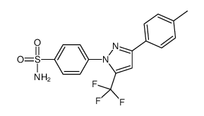 N-De(4-sulfonamidophenyl)-N'-(4-sulfonamidophenyl) Celecoxib structure