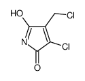 3-chloro-4-(chloromethyl)pyrrole-2,5-dione Structure