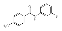 N-(3-bromophenyl)-4-methylbenzamide结构式
