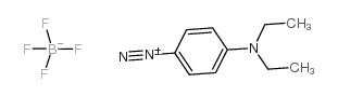 4-二氮杂-N,N-二乙基苯胺氟硼酸结构式