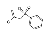 ((2-chloro-2-propenyl)sulfonyl)benzene Structure