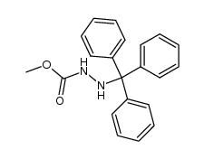 Methyl-3-tritylcarbazat Structure