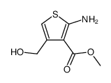 3-Thiophenecarboxylicacid,2-amino-4-(hydroxymethyl)-,methylester(9CI) Structure