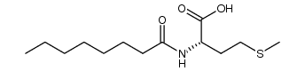 N-octanoyl-L-Met结构式