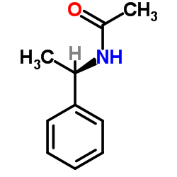 (R)-N-(1-苯乙基)乙酰胺结构式