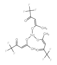 三氟乙酰丙酮钕(III)结构式