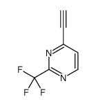 4-ethynyl-2-(trifluoromethyl)pyrimidine Structure
