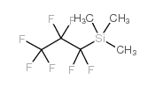 Trimethyl(heptafluoropropyl)silane Structure