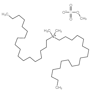 甲基硫酸-N,N-二甲基-N-十八烷基-1-十八烷铵结构式