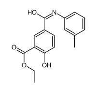 ethyl 2-hydroxy-5-[(3-methylphenyl)carbamoyl]benzoate Structure