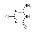 2-chloro-4-amino-1,3,5-triazine-6(5H)-one Structure