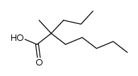 2-methyl-2-propylheptanoic acid Structure