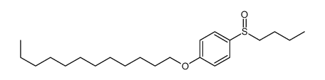 1-butylsulfinyl-4-dodecoxybenzene结构式