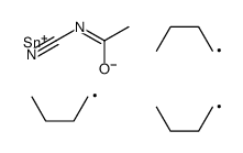 N-cyano-N-tributylstannylacetamide Structure