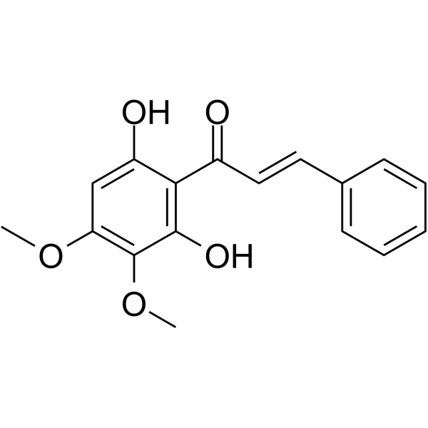 2',6'-Dihydroxy-3',4'-dimethoxychalcone Structure